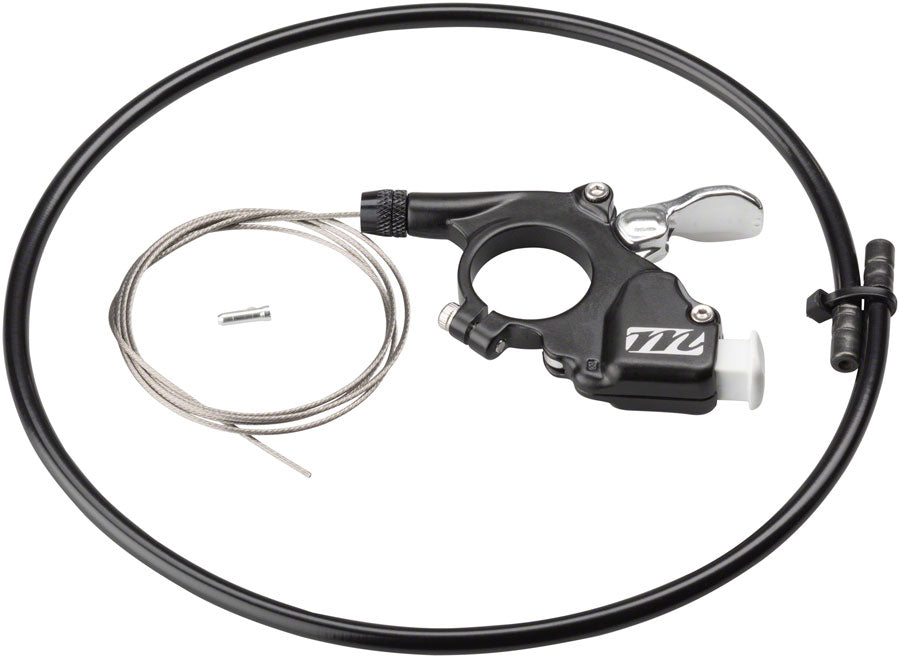 Manitou Milo Handlebar Lever and Cable Kit - Black/Silver Remote Upgrade Kits Manitou