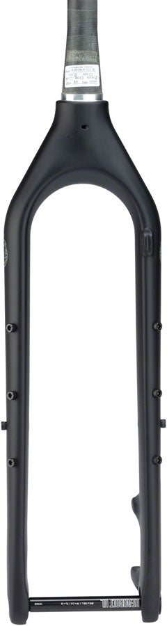 Salsa Firestarter 110 Deluxe Carbon Fork 15x110mm Thru-Axle Matte Black Rigid Mountain Fork Salsa