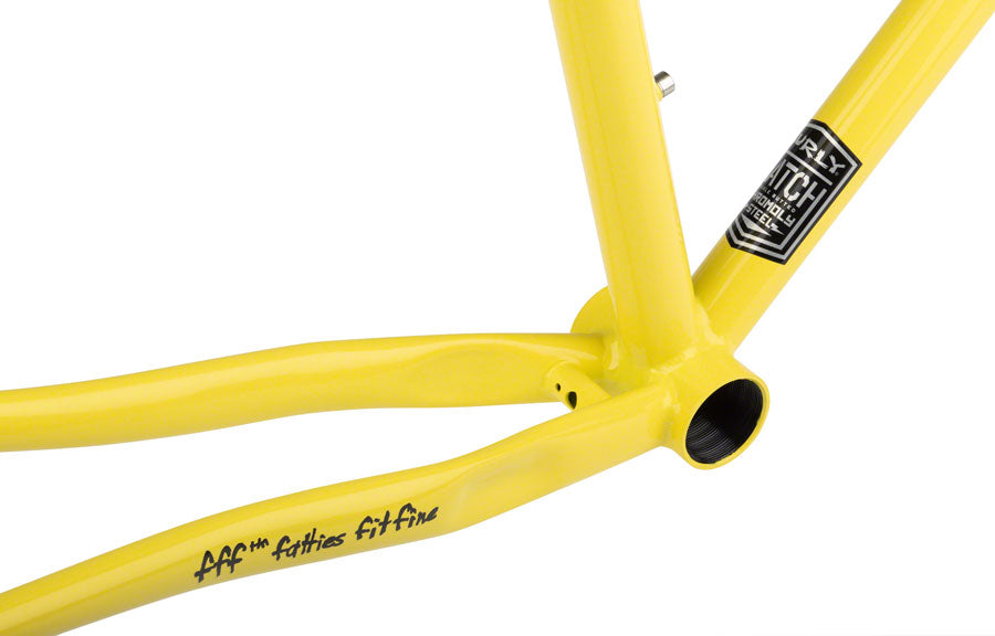 Surly Steamroller Frameset - 700c Steel Banana Candy Yellow 49cm Track Frames Surly
