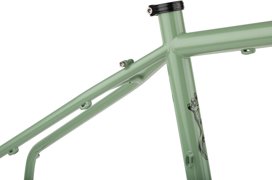 Surly Grappler Frameset - 27.5 Steel Sage Green Small Touring Frame Surly