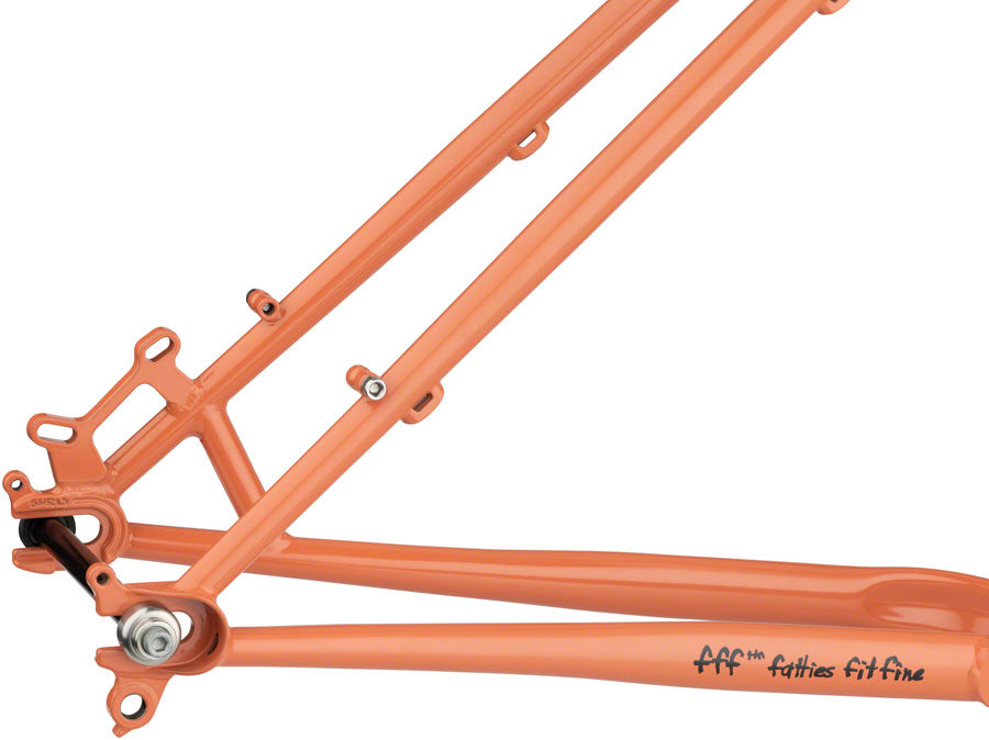 Surly Karate Monkey Frameset - 27.5" Steel Peach Salmon Sundae Large Mountain Frame Surly