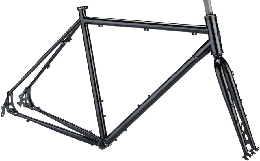 salsa fahrradrahmen Salsa Marrakesh Frameset - 700c Steel Black 55cm