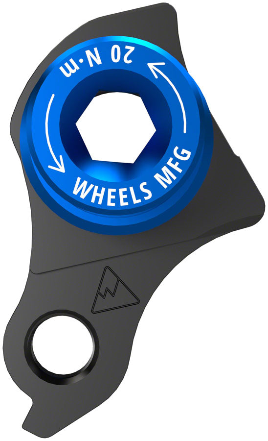 Wheels Manufacturing Universal Derailleur Hanger - 404-5 For Frames designed to accept SRAM UDH BLK/Teal Derailleur Hangers and Hardware Wheels Manufacturing