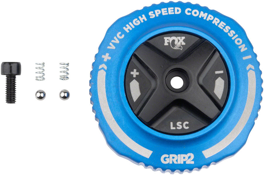 FOX Topcap Assembly - 2014 36 FLOAT Air Alloy Black Ano Adjuster Knob & External Hardware Fox Shox