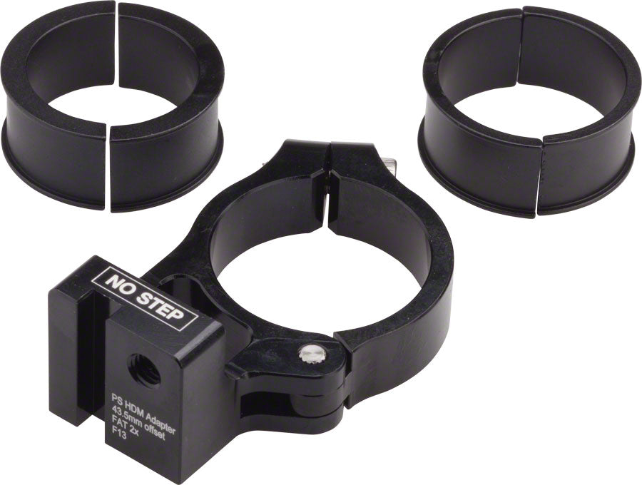 Problem Solvers Direct Mount Adaptor 43.5mm offset 100mm BB 34.9mm clamp w/shims 31.8/28.6 Front Derailleurs and Parts Problem Solvers