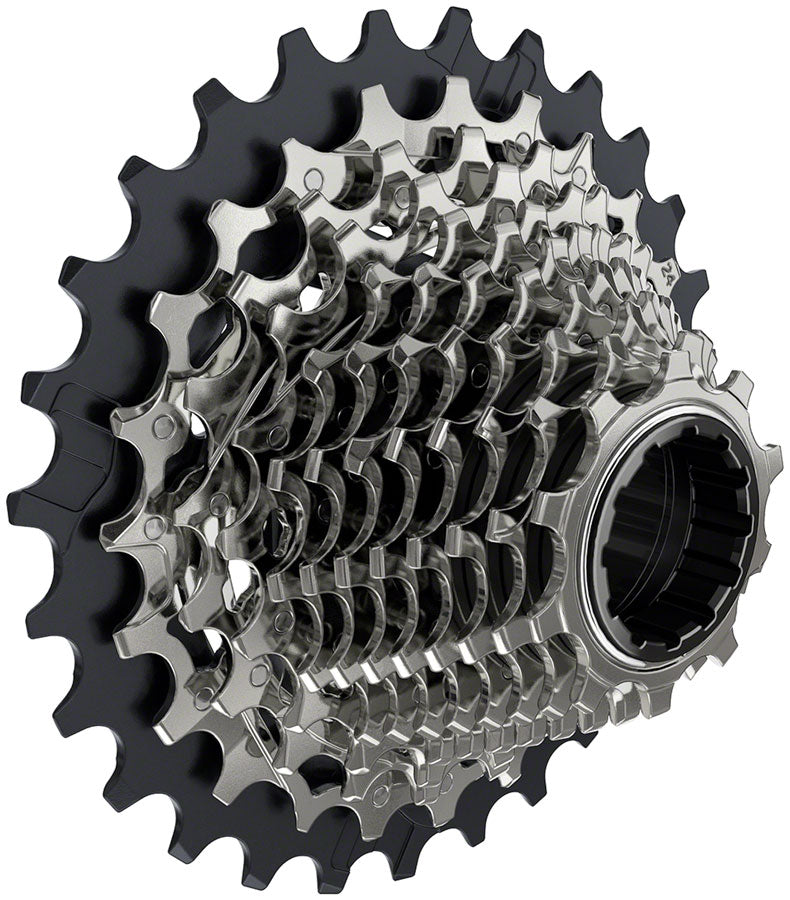 SRAM Force AXS XG-1270 Cassette - 12-Speed 10-28t Silver For XDR Driver Body D1 Cassettes and Cogs SRAM