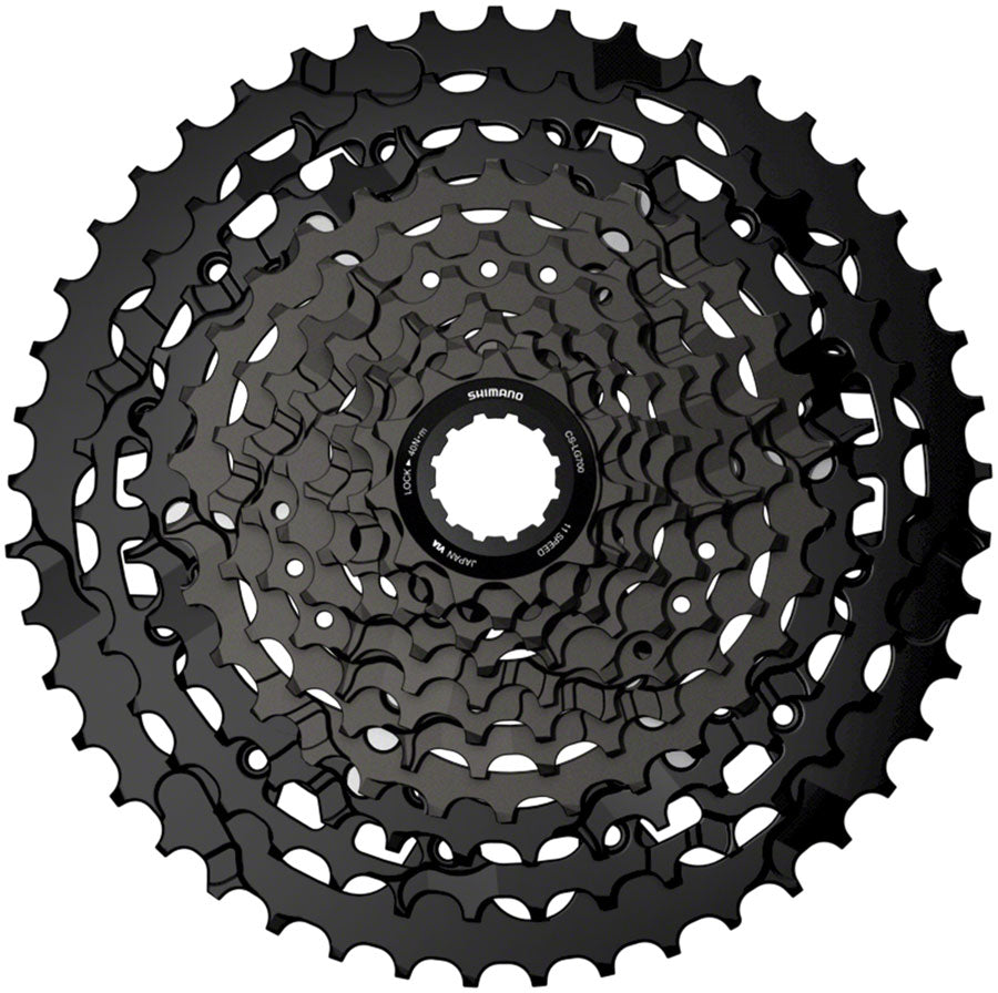 Shimano CUES CS-LG700-11 Cassette - 11-Speed 11-45t LINKGLIDE Black Cassettes and Cogs Shimano