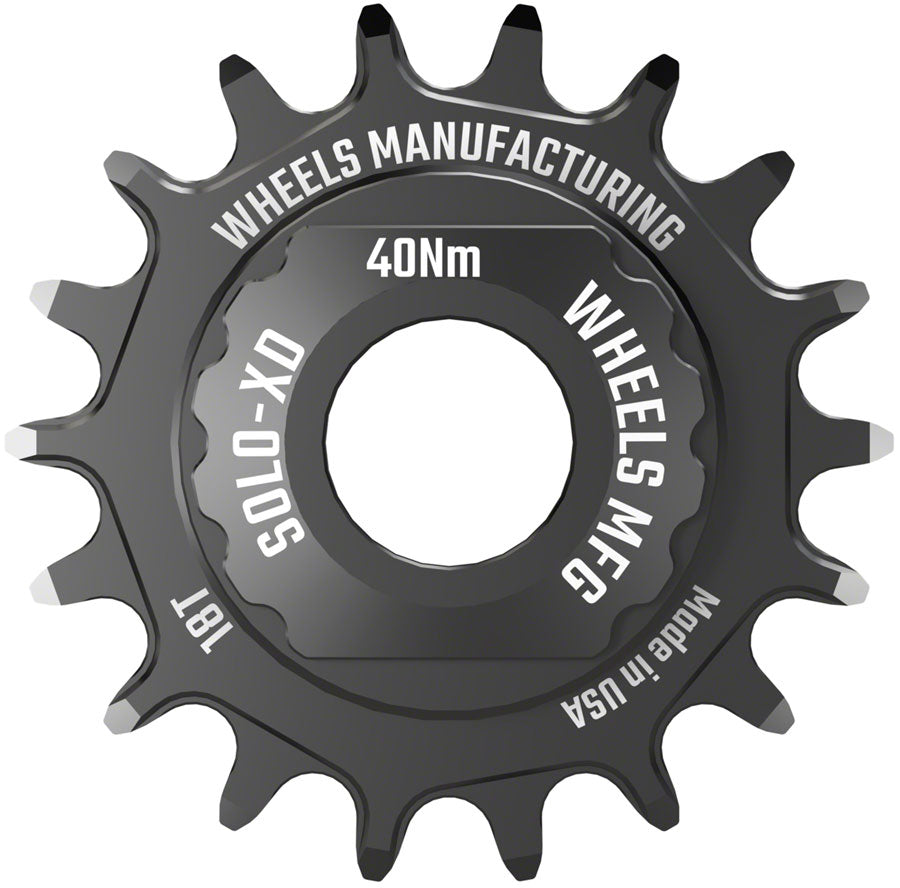 Wheels Manufacturing SOLO-XD XD/XDR Single Speed Conversion Kit - 18t For SRAM XD/XDR Freehub Red Driver and Single Cog Wheels Manufacturing   