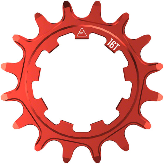 Wheels Manufacturing SOLO-XD Cog - 16t Red Driver and Single Cog Wheels Manufacturing   