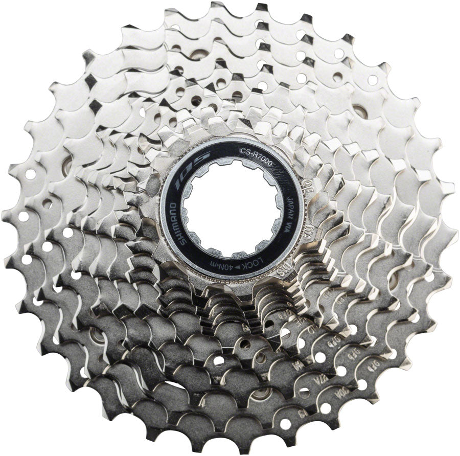 Shimano 105 CS-R7000 Cassette - 11 Speed 12-25t Silver Cassettes and Cogs Shimano