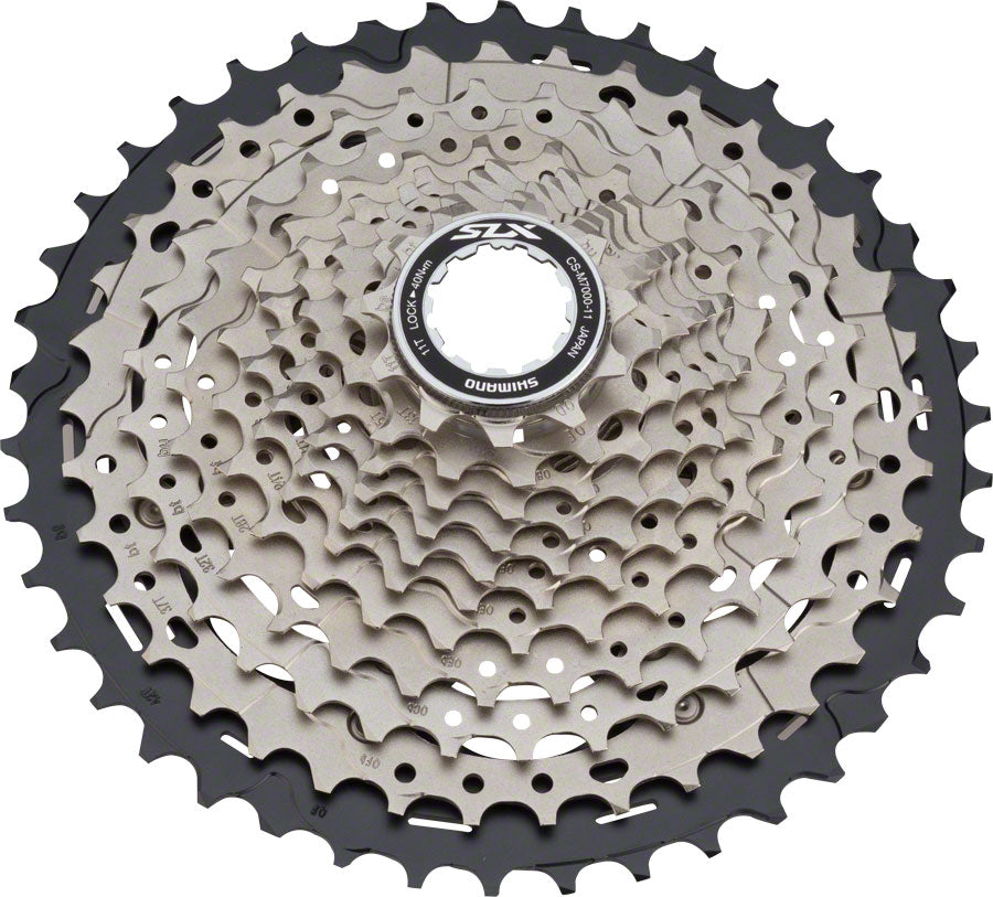 Shimano SLX CS-M7000 Cassette - 11 Speed 11-42t Silver/Black Cassettes and Cogs Shimano