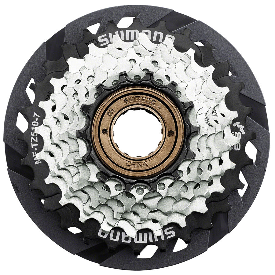 Shimano MF-TZ510-7-CP Multi-Speed Freewheel - 7-Speed 14-28t Multi-Speed Freewheel Shimano