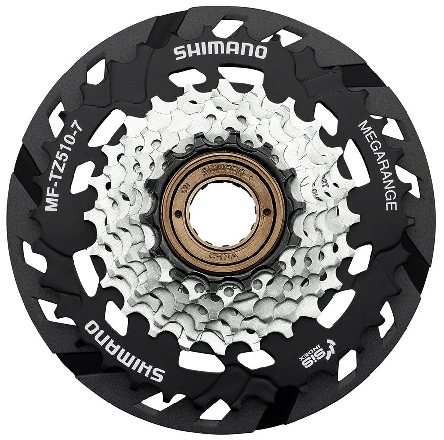 Shimano MF-TZ510-7-CP Multi-Speed Freewheel - 7-Speed 14-34t Multi-Speed Freewheel Shimano