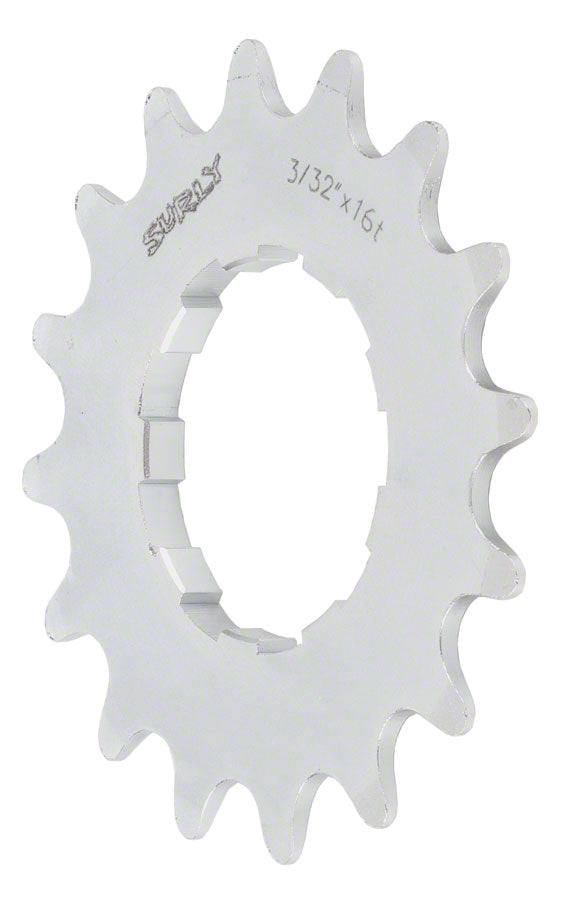 Surly Single Cassette Cog 3/32" Splined 16t Driver and Single Cog Surly