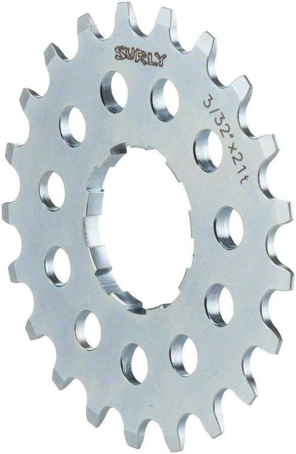 Surly Single Cassette Cog 3/32" Splined 21t Driver and Single Cog Surly