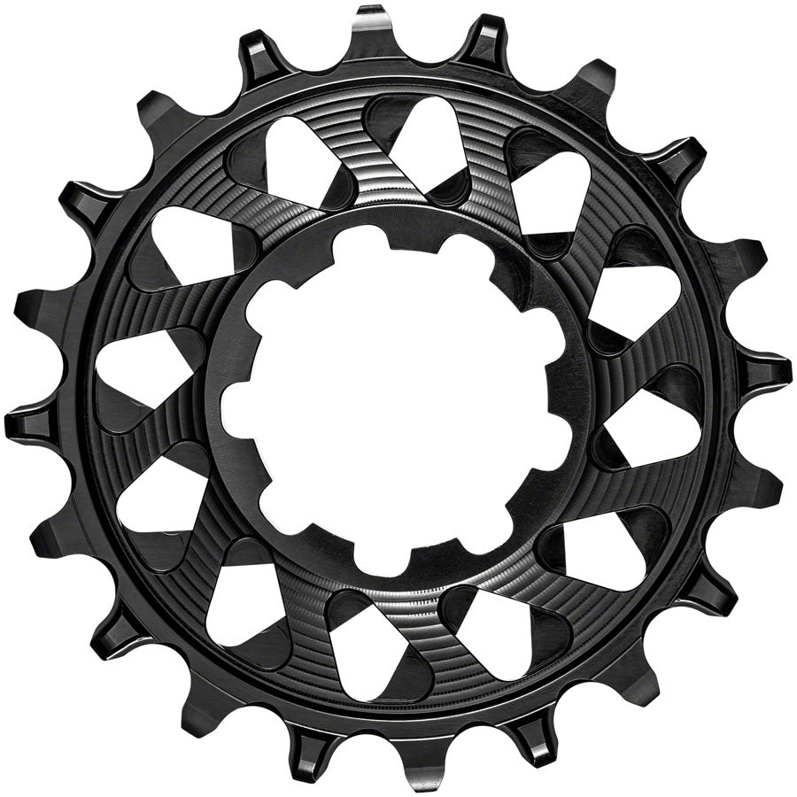 absoluteBLACK Single-Speed Cog - HG Spline 20t Black Driver and Single Cog Absolute Black