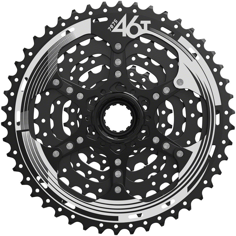 SunRace M993 Cassette - 9 Speed 11-46t ED Black Alloy Spider and Lockring Cassettes and Cogs SunRace