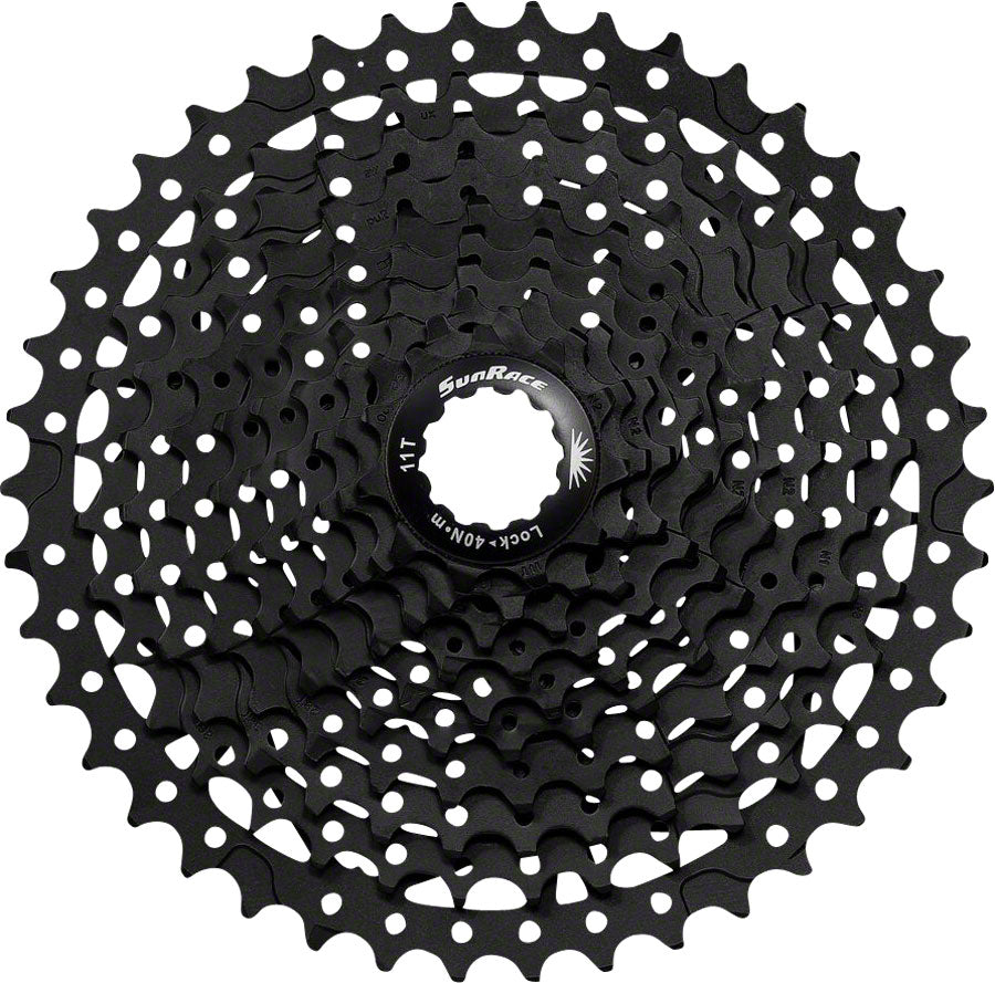 SunRace MS3 Cassette - 10 Speed 11-42t Black Cassettes and Cogs SunRace