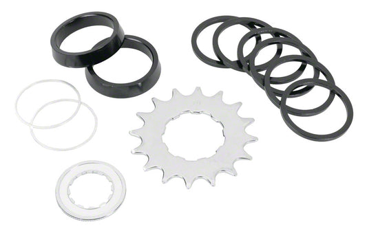 Wheels Manufacturing Angled Spacer Single Speed Conversion Kit Single Speed Spacer Kit Wheels Manufacturing   