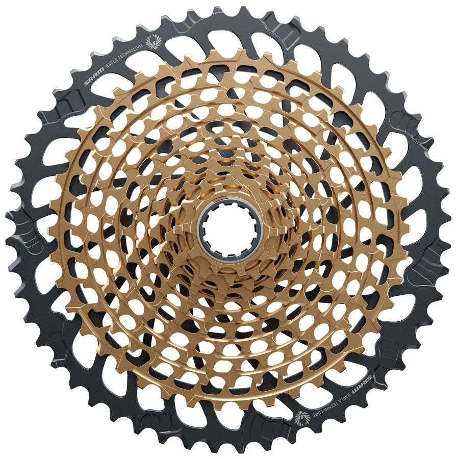 SRAM XX1 Eagle XG-1299 Cassette - 12-Speed 10-52t Gold For XD Driver Body Cassettes and Cogs SRAM