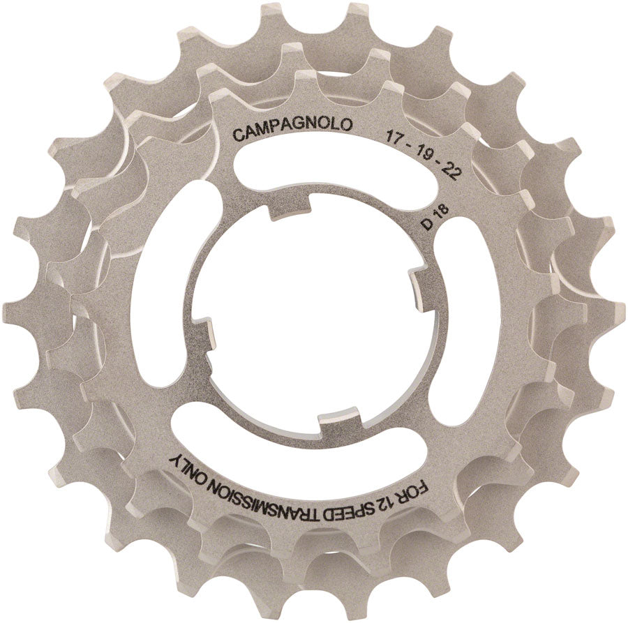 Campagnolo 12-Speed 17 19 22 Sprocket Carrier Assembly for 11-32 Cassettes Cassettes and Cogs Campagnolo