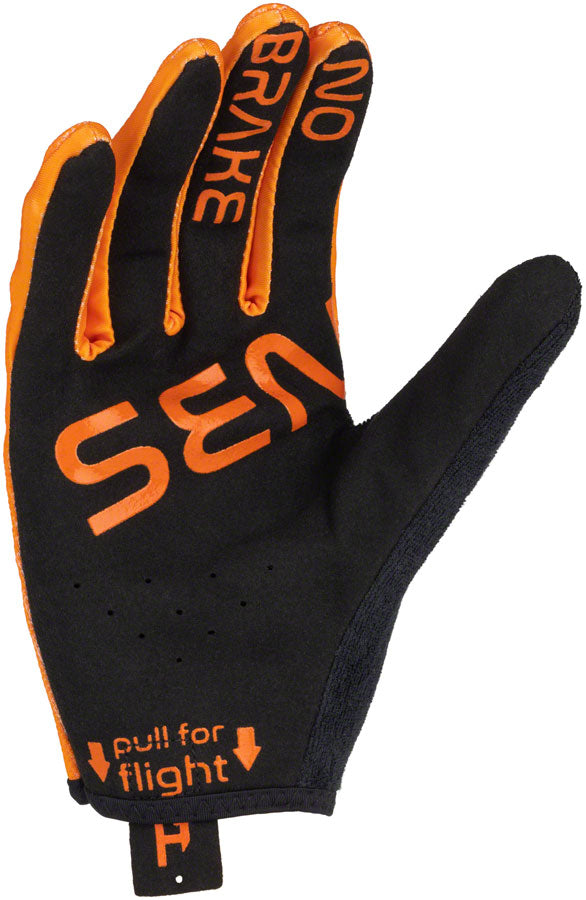 HandUp Most Days Gloves - Shuttle Runners Orange Full Finger Small Gloves and Liners Handup