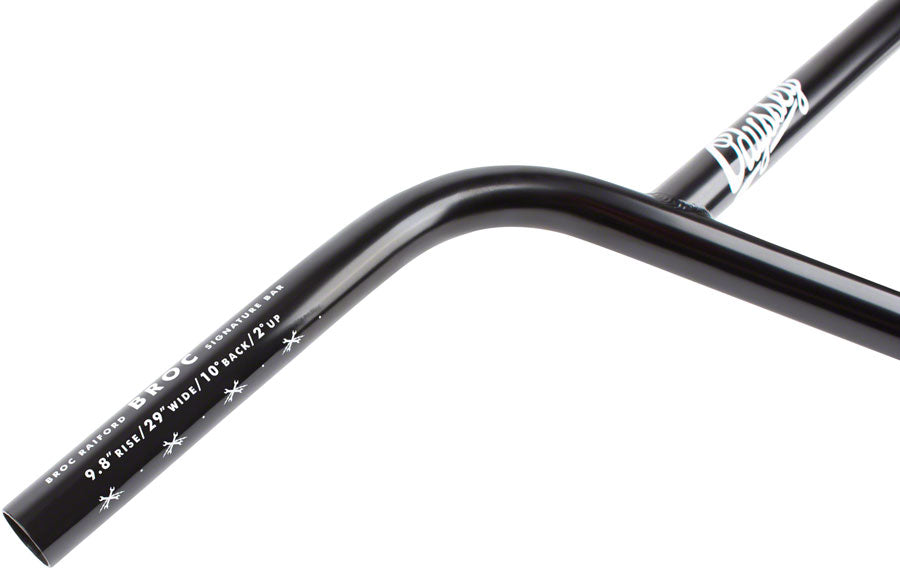 Odyssey Broc BMX Handlebar - 9.8" Black BMX Handlebars Odyssey