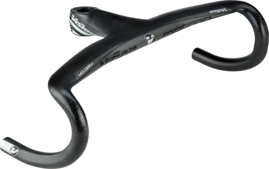 Vision Metron 5D Drop Handlebar - Carbon Integrated 44cm Black Handlebars Vision
