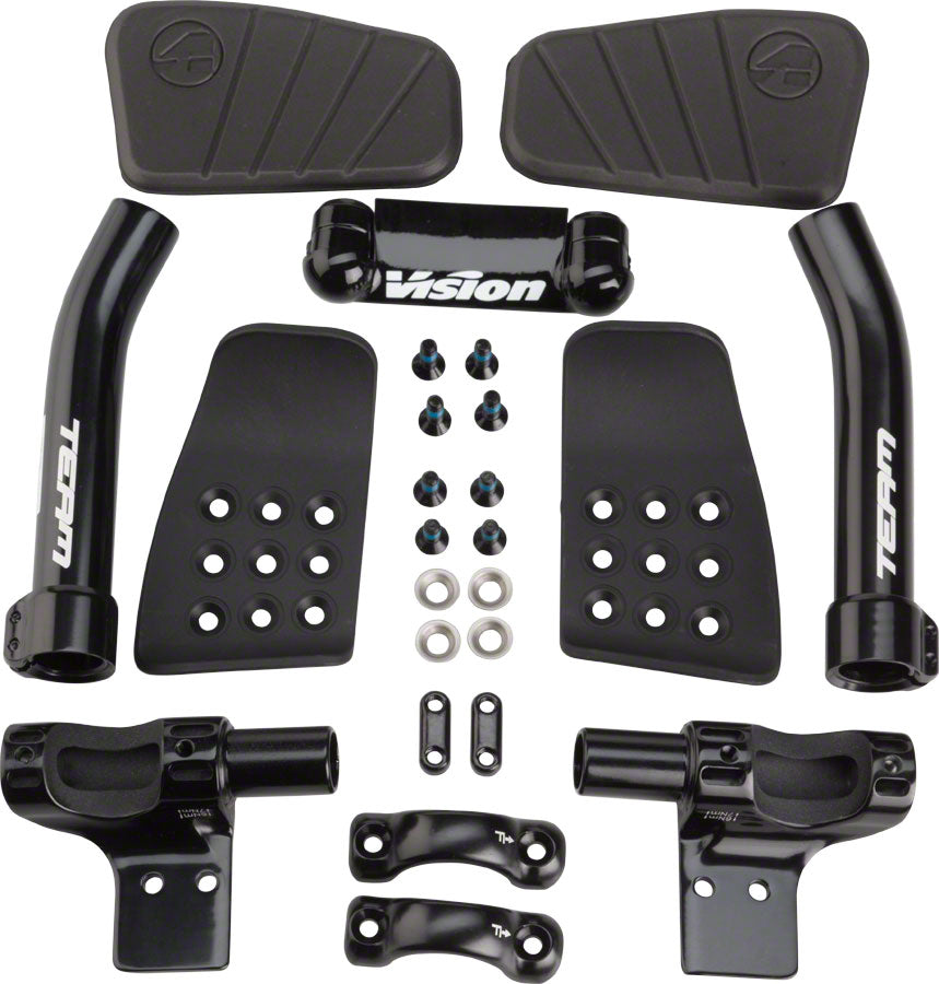 Vision Team Mini Clip On Aero Bars Black Clip-On Aero Bar Vision