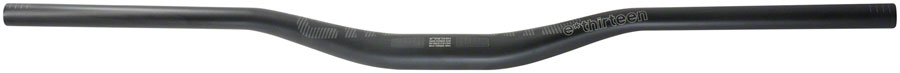 e*thirteen Race Carbon Handlebar - 35mm Rise 800mm Width 35mm Clamp Black Flat/Riser Handlebar E*thirteen