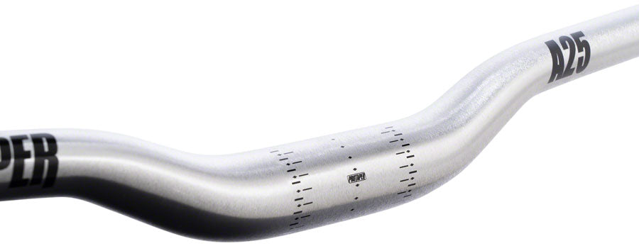 ProTaper A25 Handlebar - 810mm 25mm Rise 31.8mm Aluminum Polished Silver Flat/Riser Handlebar ProTaper