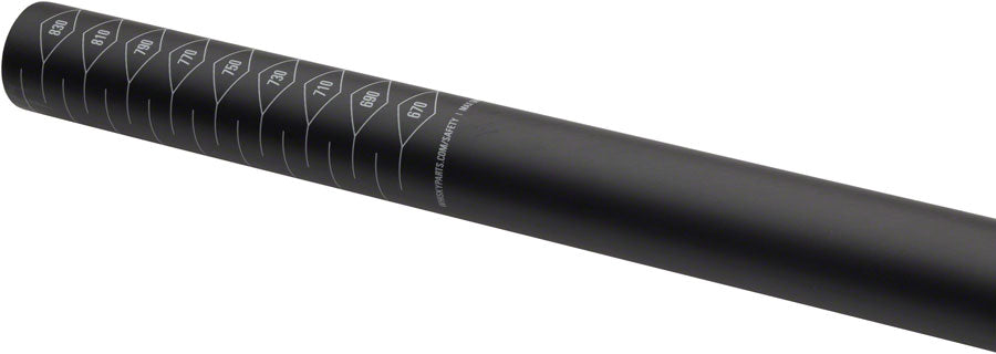 WHISKY No.9 Carbon Handlebar - Flat 31.8 760mm Matte Black Flat/Riser Handlebar Whisky Parts Co.
