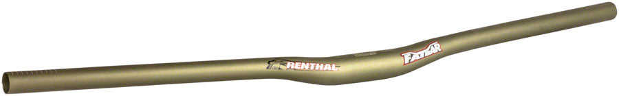 Renthal FatBar V2 Handlebar: 31.8mm 10x800mm Gold Flat/Riser Handlebar Renthal