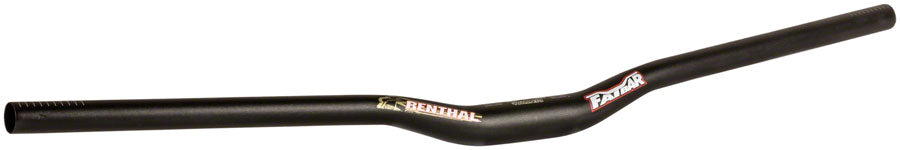 Renthal FatBar V2 Handlebar: 31.8mm 20x800mm Black Flat/Riser Handlebar Renthal