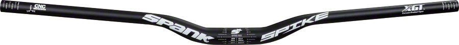 Spank Spike Race Bars 800mm Wide 30mm Rise 31.8mm Clamp Matte Black Flat/Riser Handlebar Spank