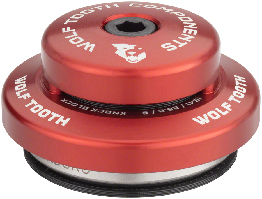 Wolf Tooth Headset Upper Knock Block - 28.6 8mm Red Headset Upper Wolf Tooth