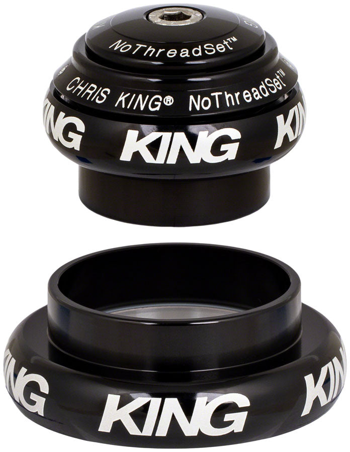 Chris King NoThreadset Headset - 1.5" Tapered 34/44 Black Headsets Chris King