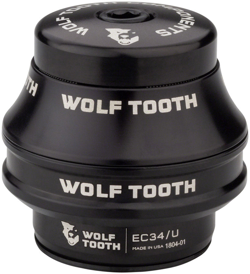 Wolf Tooth Premium Headset - EC34/28.6 Upper 25mm Stack Black Headset Upper Wolf Tooth