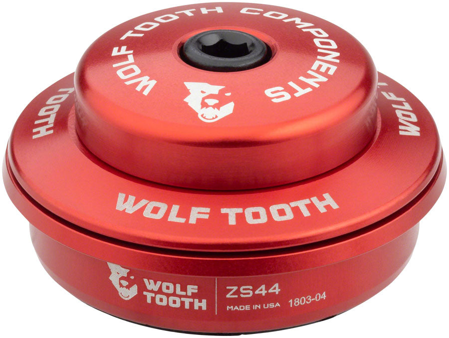 Wolf Tooth Performance Headset - ZS44/28.6 Upper 6mm Stack Red Headset Upper Wolf Tooth