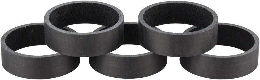 WHISKY 10mm UD Carbon Spacer Matte Black 5-pack Headset Spacers Whisky Parts Co.