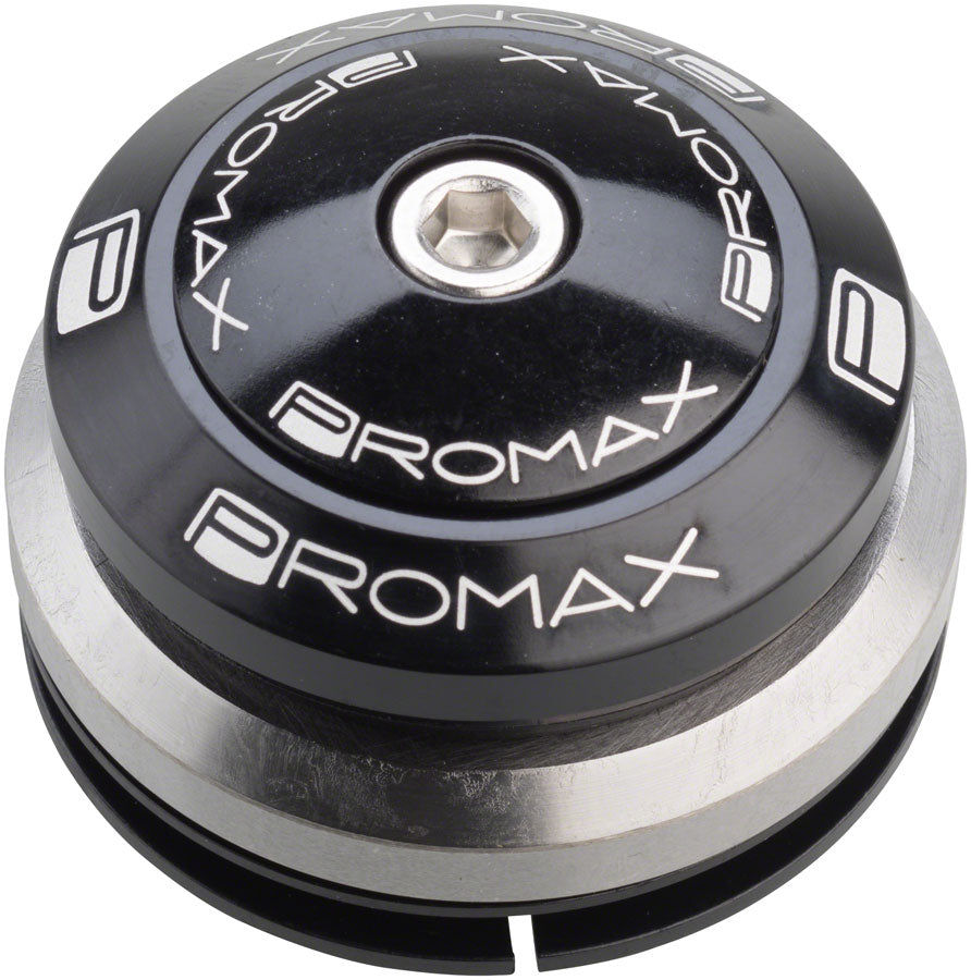 Promax IG-45 Alloy Sealed Integrated Tapered 1-1/8 Top 1.5" Bottom Headset Includes 1-1/8" Fork Race BLK Headsets Promax