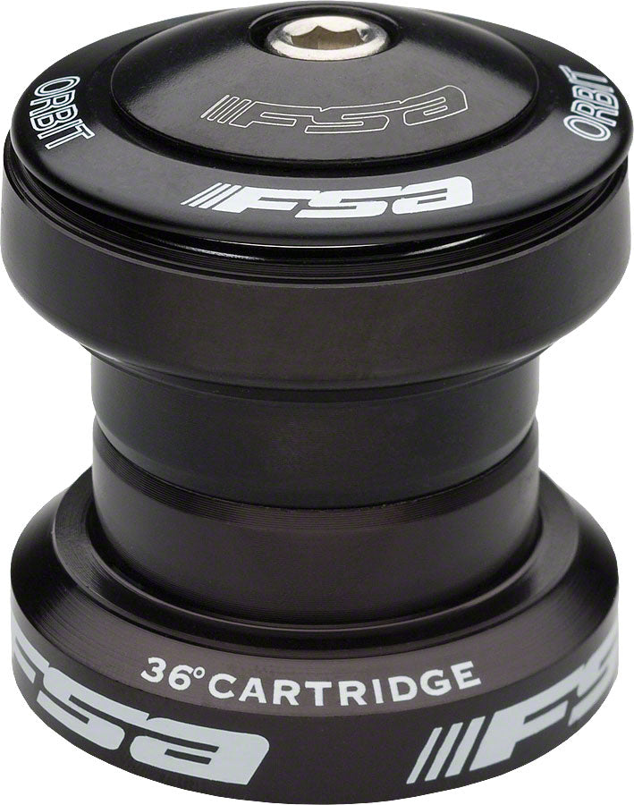 Full Speed Ahead Orbit UF 1-1/8" Threadless Headset Black Headsets FSA