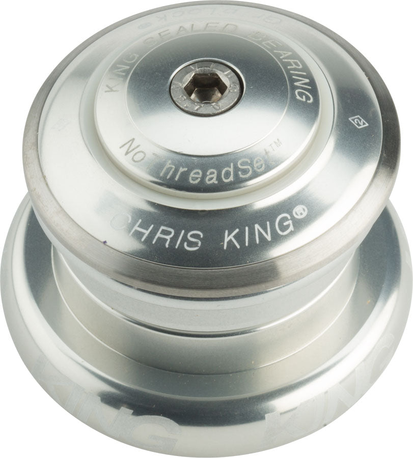 Chris King InSet i7 Headset - 1-1/8 - 1.5" 44/44mm Silver Headsets Chris King