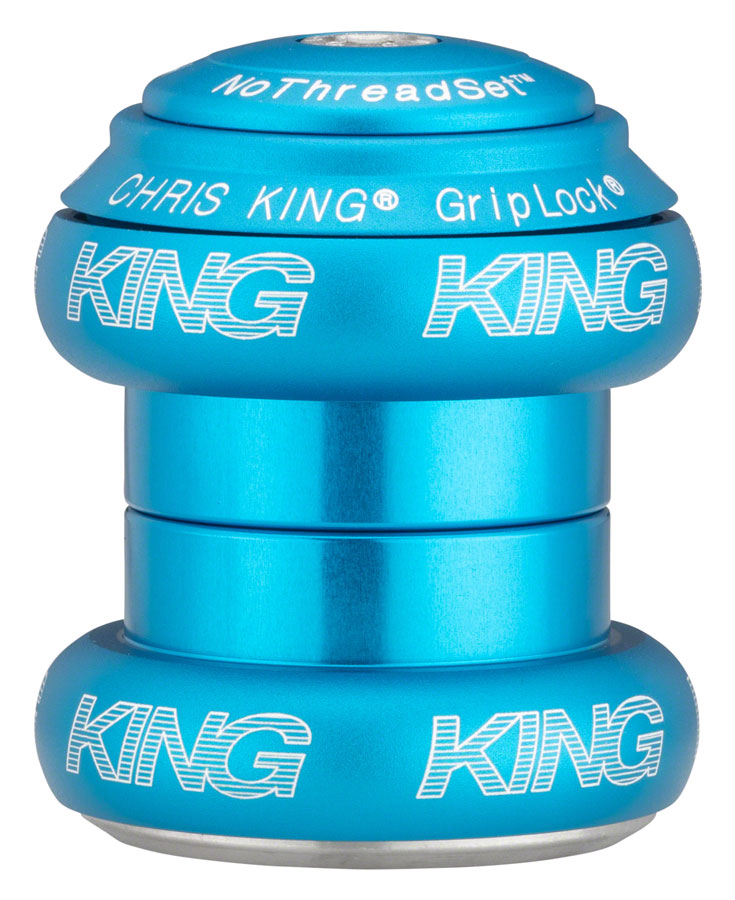 Chris King NoThreadSet Headset - 1-1/8" Matte Turquoise Headsets Chris King