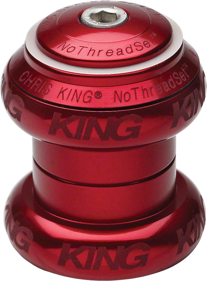 Chris King NoThreadSet Headset - 1" Sotto Voce Red Headsets Chris King