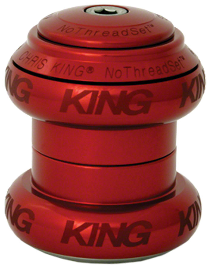 Chris King NoThreadSet Headset - 1-1/8" Sotto Voce Red Headsets Chris King