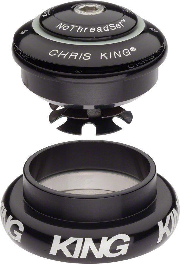 Chris King InSet i7 Headset - 1-1/8 - 1.5" 44/44mm Black Headsets Chris King