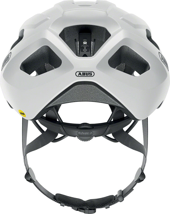 Abus Macator MIPS Helmet - White Silver Large Helmets Abus