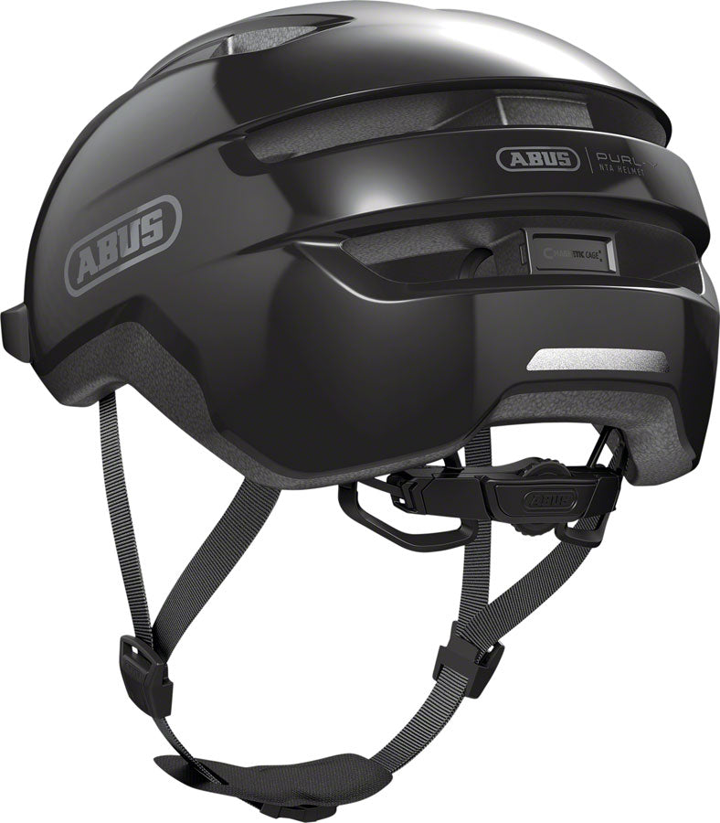 Abus Purl-y Helmet - Shiny Black Large Helmets Abus