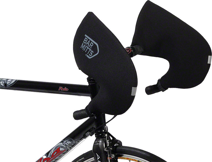 Bar Mitts Road Pogie Handlebar Mittens Internally Routed Campagnolo/SRAM/Shimano MD BLK Pogies Bar Mitts